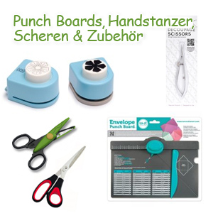 Stanzer, Punchboard & Scheren